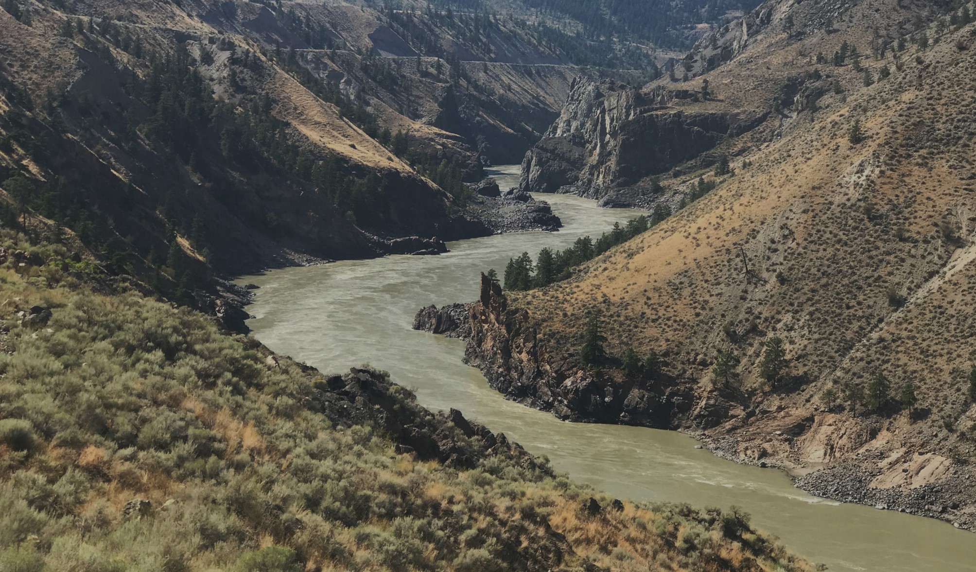 Bedrock Canyon in the Fraser River